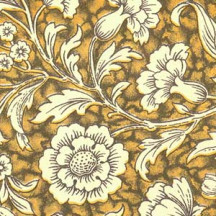 Golden Yellow Wildflowers Print Italian Paper ~ Carta Varese Italy